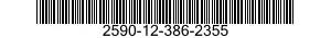 2590-12-386-2355 BRACKET,VEHICULAR COMPONENTS 2590123862355 123862355