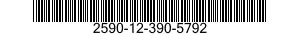 2590-12-390-5792 BRACKET,VEHICULAR COMPONENTS 2590123905792 123905792