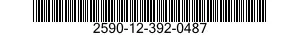 2590-12-392-0487 BRACKET,VEHICULAR COMPONENTS 2590123920487 123920487