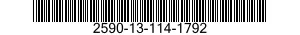 2590-13-114-1792 BRACKET,VEHICULAR COMPONENTS 2590131141792 131141792
