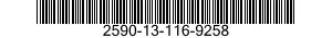 2590-13-116-9258 PAD,CUSHIONING 2590131169258 131169258