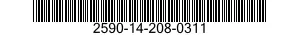 2590-14-208-0311 AXE ROULEAU GUIDE C 2590142080311 142080311