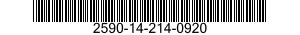 2590-14-214-0920  2590142140920 142140920