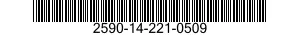 2590-14-221-0509  2590142210509 142210509