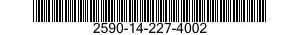 2590-14-227-4002  2590142274002 142274002