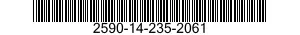 2590-14-235-2061  2590142352061 142352061