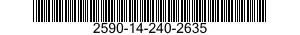 2590-14-240-2635 SUPPORT RECEPTEUR D 2590142402635 142402635