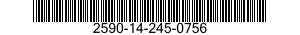 2590-14-245-0756 PIECE DE PASSAGE DE 2590142450756 142450756
