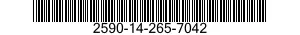 2590-14-265-7042  2590142657042 142657042
