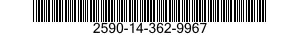 2590-14-362-9967 CONTROL ASSEMBLY,PUSH-PULL 2590143629967 143629967