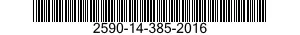 2590-14-385-2016 MOLDING,PLASTIC 2590143852016 143852016