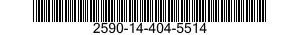 2590-14-404-5514 BRACKET,EYE,NONROTATING SHAFT 2590144045514 144045514