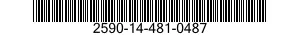 2590-14-481-0487 CONTROL ASSEMBLY,PUSH-PULL 2590144810487 144810487