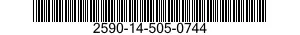 2590-14-505-0744 THREAD PIECE,UNION 2590145050744 145050744