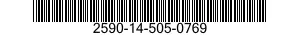 2590-14-505-0769 BUSHING,MACHINE THREAD 2590145050769 145050769