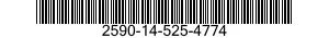 2590-14-525-4774 CABLE ASSEMBLY,CONTROL 2590145254774 145254774