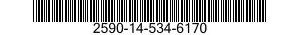 2590-14-534-6170 SEAL,NONMETALLIC SPECIAL SHAPED SECTION 2590145346170 145346170