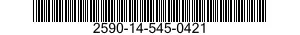 2590-14-545-0421 BRACKET,VEHICULAR COMPONENTS 2590145450421 145450421