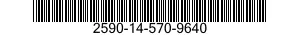 2590-14-570-9640 LATCH ASSEMBLY,VEHICULAR LOADING 2590145709640 145709640