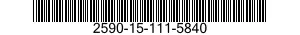 2590-15-111-5840 CONTROL ASSEMBLY,PUSH-PULL 2590151115840 151115840
