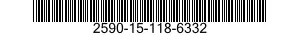 2590-15-118-6332 POST,GEAR RETAINING 2590151186332 151186332