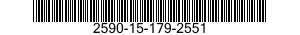 2590-15-179-2551 BRACKET,VEHICULAR COMPONENTS 2590151792551 151792551