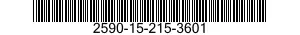2590-15-215-3601 MANIGLIA INTERNA 2590152153601 152153601