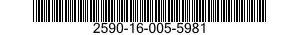 2590-16-005-5981 PAD,CUSHIONING 2590160055981 160055981