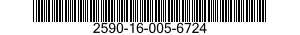 2590-16-005-6724 BRACKET,VEHICULAR COMPONENTS 2590160056724 160056724