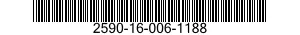 2590-16-006-1188 BRACKET,VEHICULAR COMPONENTS 2590160061188 160061188