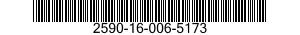 2590-16-006-5173 BRACKET,VEHICULAR COMPONENTS 2590160065173 160065173