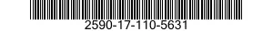 2590-17-110-5631 CONTROL ASSEMBLY,PUSH-PULL 2590171105631 171105631