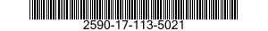 2590-17-113-5021 CONTROL ASSEMBLY,PUSH-PULL 2590171135021 171135021