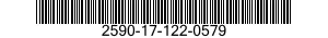 2590-17-122-0579 CONTROL ASSEMBLY,PUSH-PULL 2590171220579 171220579