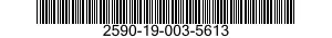 2590-19-003-5613 INTERRUPTOR LAVAGEM 2590190035613 190035613