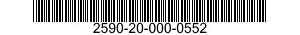 2590-20-000-0552 WINCH,DRUM,VEHICLE MOUNTING 2590200000552 200000552