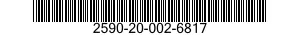 2590-20-002-6817 BRACKET,SMALL ARMS,VEHICULAR 2590200026817 200026817