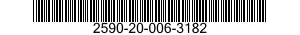 2590-20-006-3182 BRACKET,VEHICULAR COMPONENTS 2590200063182 200063182