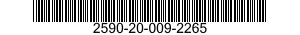 2590-20-009-2265  2590200092265 200092265