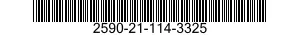 2590-21-114-3325  2590211143325 211143325
