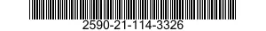 2590-21-114-3326  2590211143326 211143326