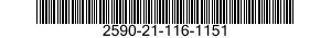 2590-21-116-1151 CONNECTOR,MULTIPLE,FLUID PRESSURE LINE 2590211161151 211161151