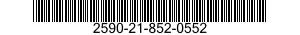 2590-21-852-0552  2590218520552 218520552