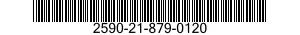 2590-21-879-0120 BRACKET,ANGLE 2590218790120 218790120