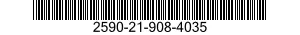 2590-21-908-4035 BRACKET,VEHICULAR COMPONENTS 2590219084035 219084035