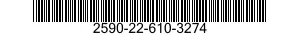 2590-22-610-3274 FILLER NECK,VEHICULAR COMPONENTS 2590226103274 226103274