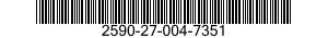 2590-27-004-7351 VALVE,POPPET,HULL DRAIN 2590270047351 270047351