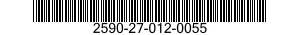 2590-27-012-0055 CONTROL ASSEMBLY,PUSH-PULL 2590270120055 270120055