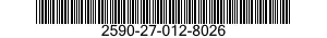 2590-27-012-8026 CONTROL ASSEMBLY,PUSH-PULL 2590270128026 270128026