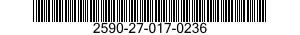 2590-27-017-0236 CATCH,HOOD,VEHICULAR 2590270170236 270170236